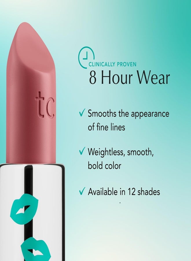 Thrive Causemetics Impact-FULL Smoothing Lipstick, Moisturizing Lip Makeup Essential with Vitamin E, Lightweight Creamy Lipstick for Women, Long Lasting, Vegan, Shade Ilene (Natural Rose) - Image 2